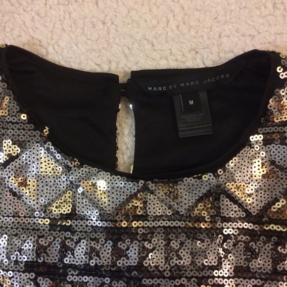 Marc Jacobs stunning Retro Sequins Top - Picture 2 of 3